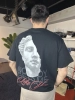 Siyah Baskı Detaylı Tshirt  Porto120