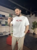 Beyaz Baskı Detaylı T-Shirt Porto27