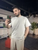 Gri Basic T-Shirt Porto17